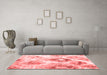 Contemporary Red Washable Rugs