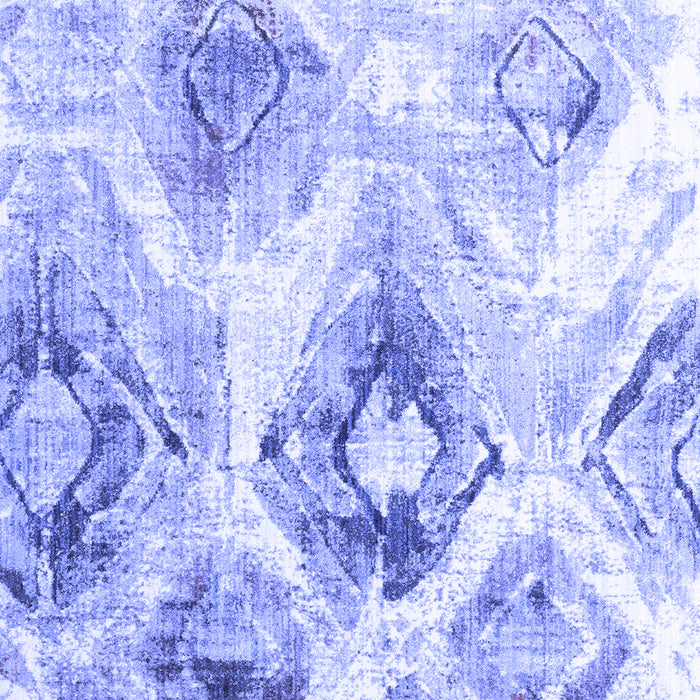 Abstract Blue Contemporary Rug, con982blu