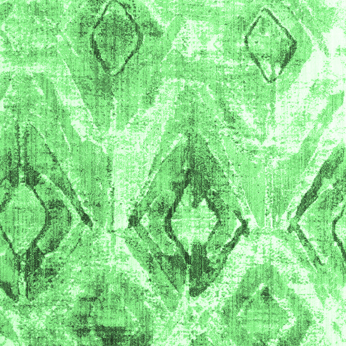 Abstract Emerald Green Contemporary Rug, con982emgrn
