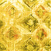 Square Machine Washable Abstract Yellow Contemporary Rug, wshcon982yw