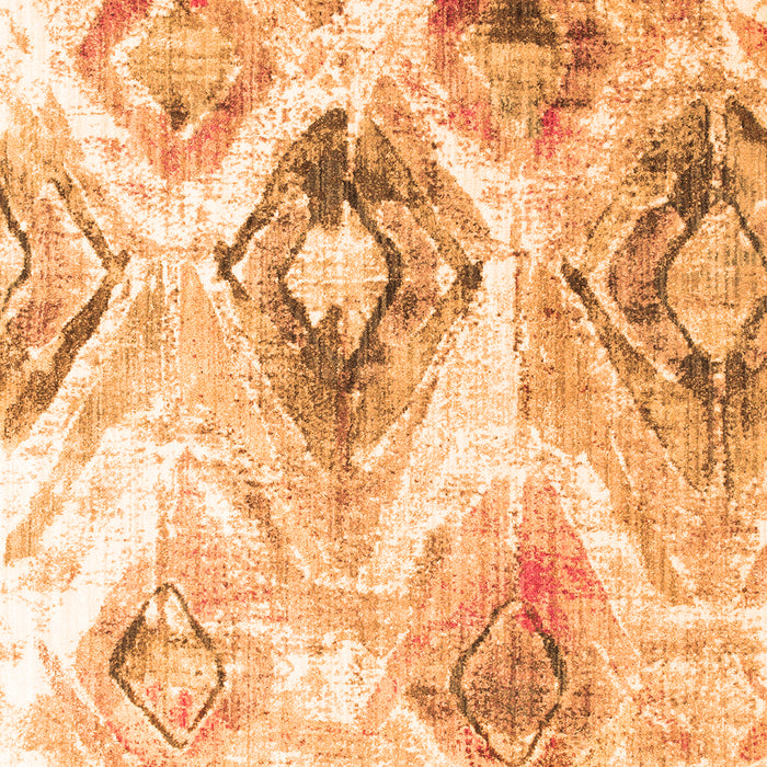 Abstract Orange Contemporary Rug, con982org