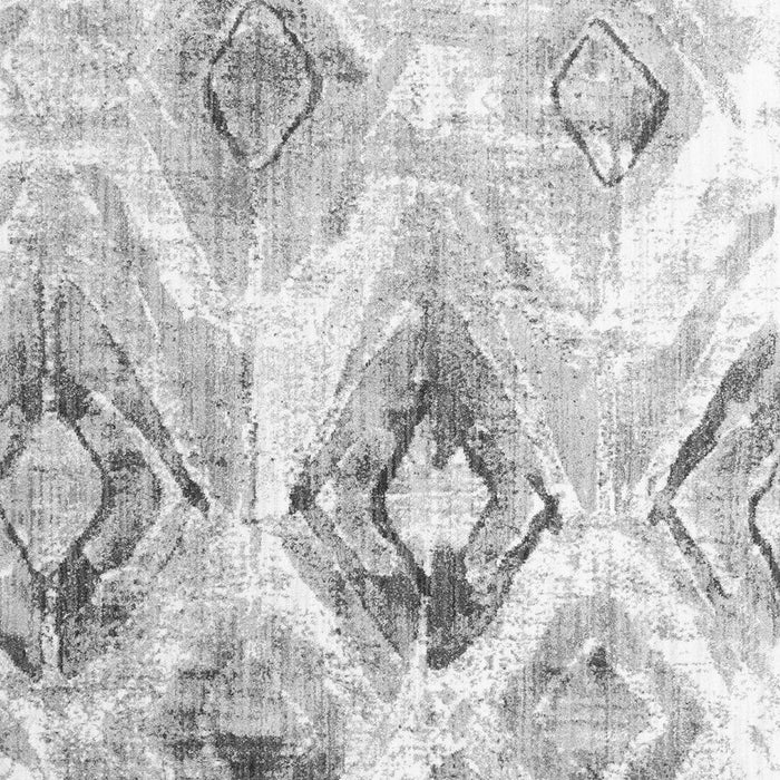 Abstract Gray Contemporary Rug, con982gry