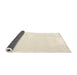 Thickness of Contemporary Beige Solid Rug, con983