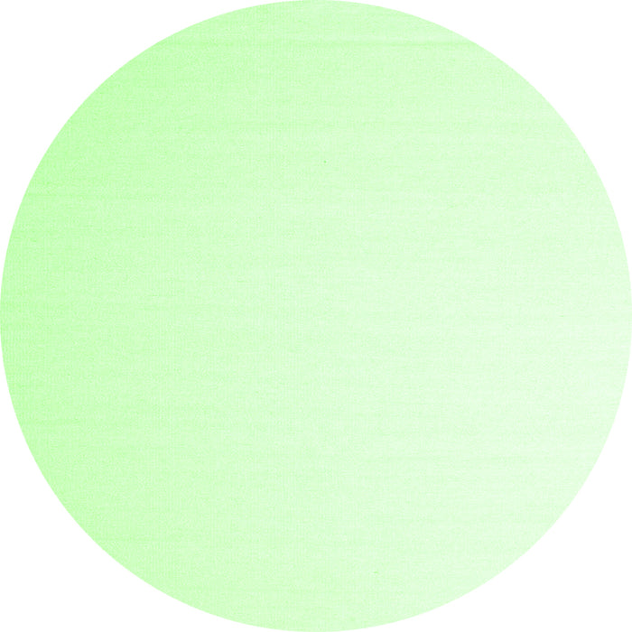 Square Solid Green Modern Rug, con983grn