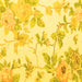 Square Floral Yellow Coastal Rug, con984yw