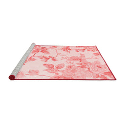 Coastal Red Washable Rugs