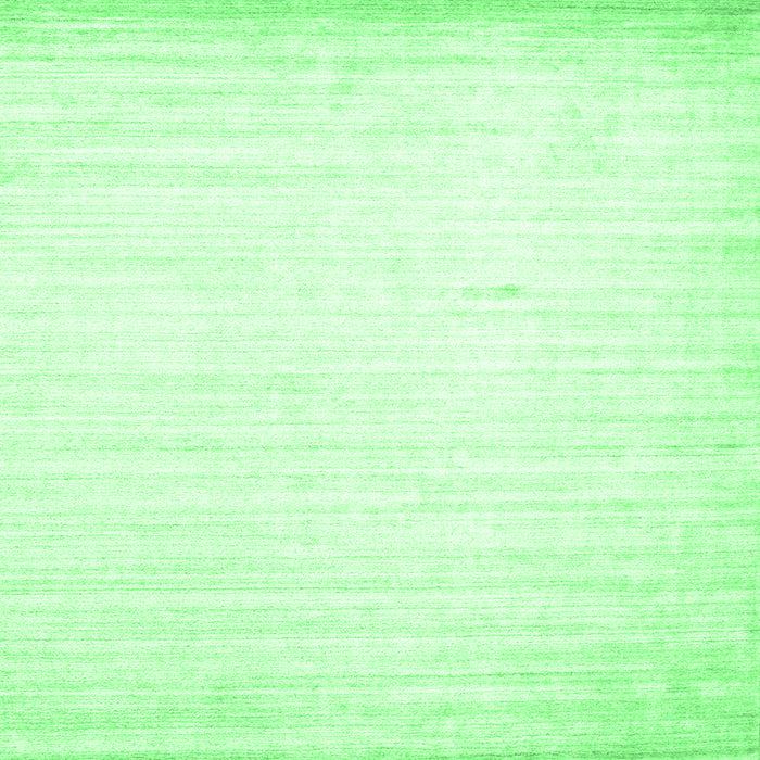 Square Machine Washable Abstract Emerald Green Contemporary Area Rugs, wshcon985emgrn