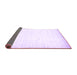 Sideview of Abstract Purple Contemporary Rug, con985pur