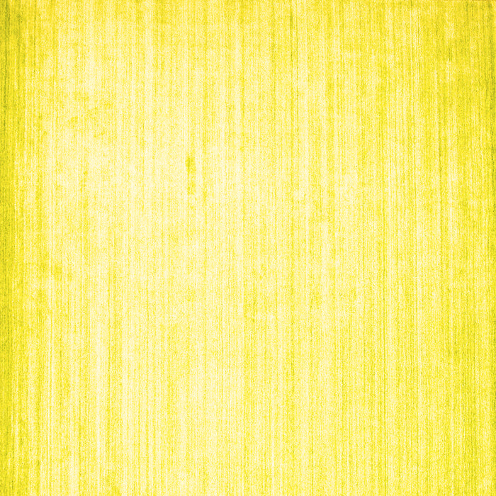 Square Abstract Yellow Contemporary Rug, con985yw