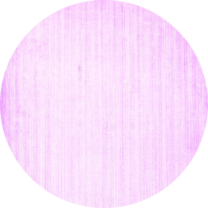 Round Abstract Pink Contemporary Rug, con985pnk