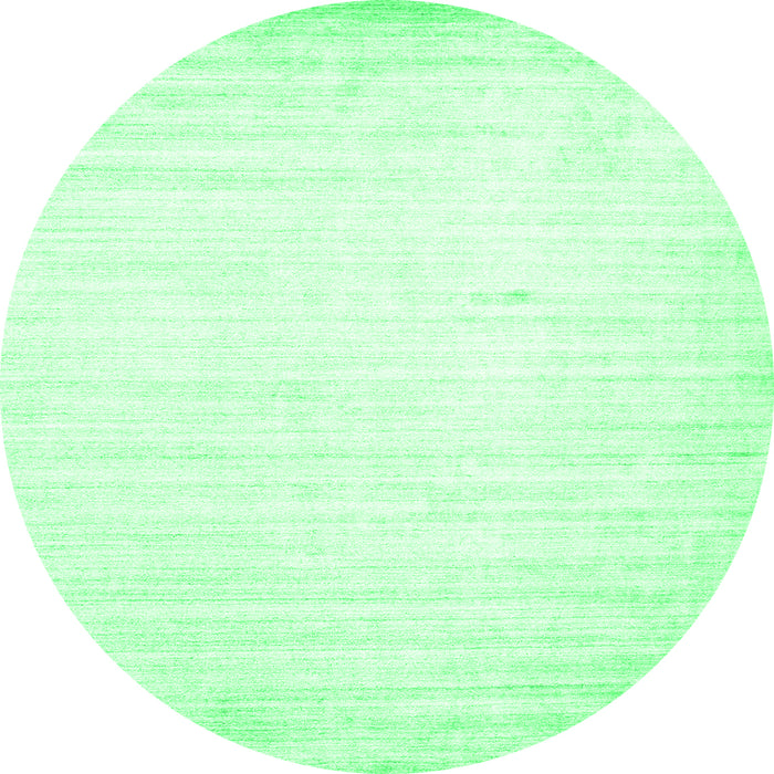 Square Abstract Green Contemporary Rug, con985grn