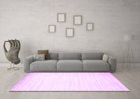 Machine Washable Abstract Pink Contemporary Rug, wshcon985pnk