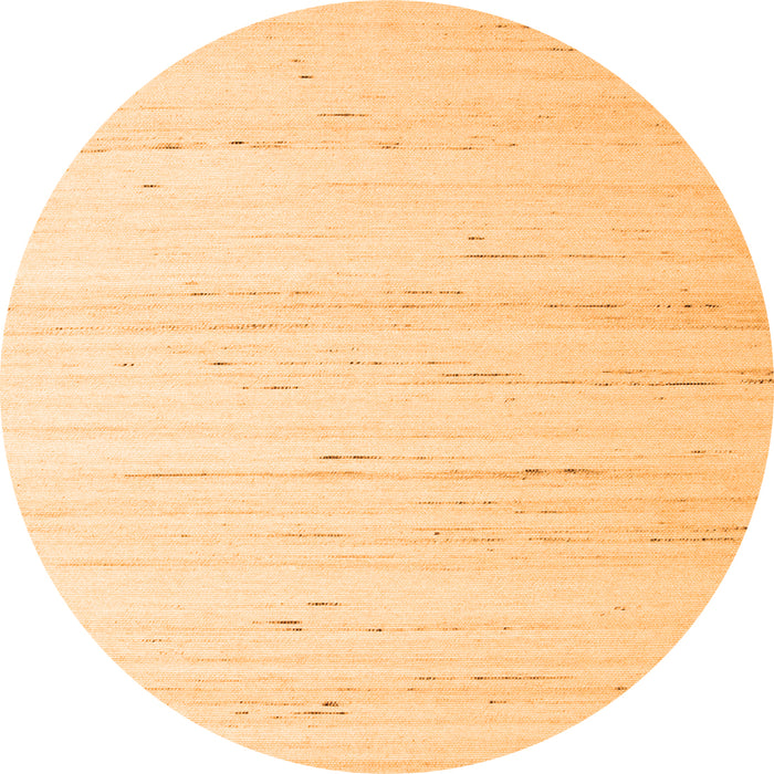 Square Solid Orange Modern Rug, con986org