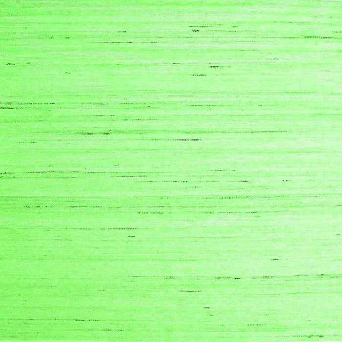 Round Machine Washable Solid Green Modern Area Rugs, wshcon986grn