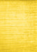 Solid Yellow Modern Rug, con987yw