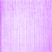 Square Machine Washable Solid Purple Modern Area Rugs, wshcon987pur