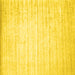 Square Machine Washable Solid Yellow Modern Rug, wshcon987yw