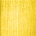 Square Solid Yellow Modern Rug, con987yw