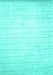 Solid Turquoise Modern Rug, con987turq