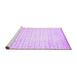 Sideview of Machine Washable Solid Purple Modern Area Rugs, wshcon987pur