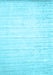 Machine Washable Solid Light Blue Modern Rug, wshcon987lblu
