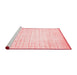 Modern Red Washable Rugs