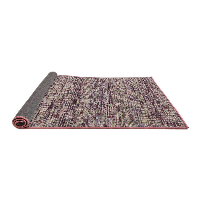 Thickness of Contemporary Rosy Purple Modern Rug, con988
