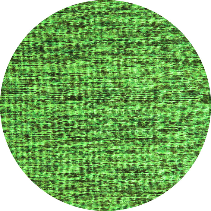 Square Abstract Green Contemporary Rug, con988grn