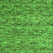 Serging Thickness of Abstract Green Contemporary Rug, con988grn