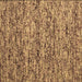 Square Machine Washable Abstract Brown Contemporary Rug, wshcon988brn