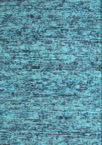 Abstract Light Blue Contemporary Rug, con988lblu