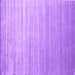 Square Machine Washable Abstract Purple Contemporary Area Rugs, wshcon989pur