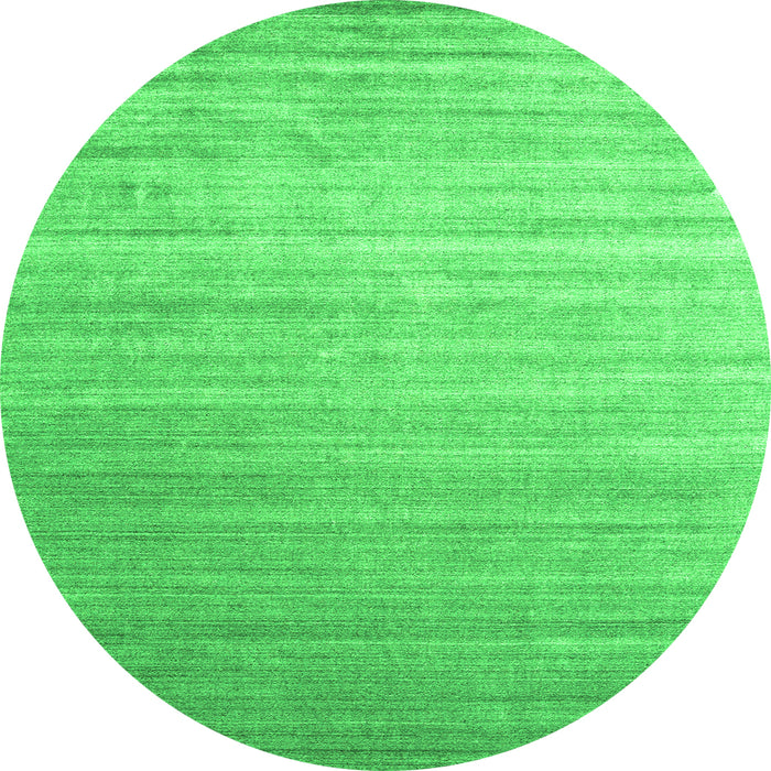 Square Abstract Green Contemporary Rug, con989grn