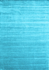 Abstract Light Blue Contemporary Rug, con989lblu