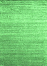 Abstract Emerald Green Contemporary Rug, con989emgrn