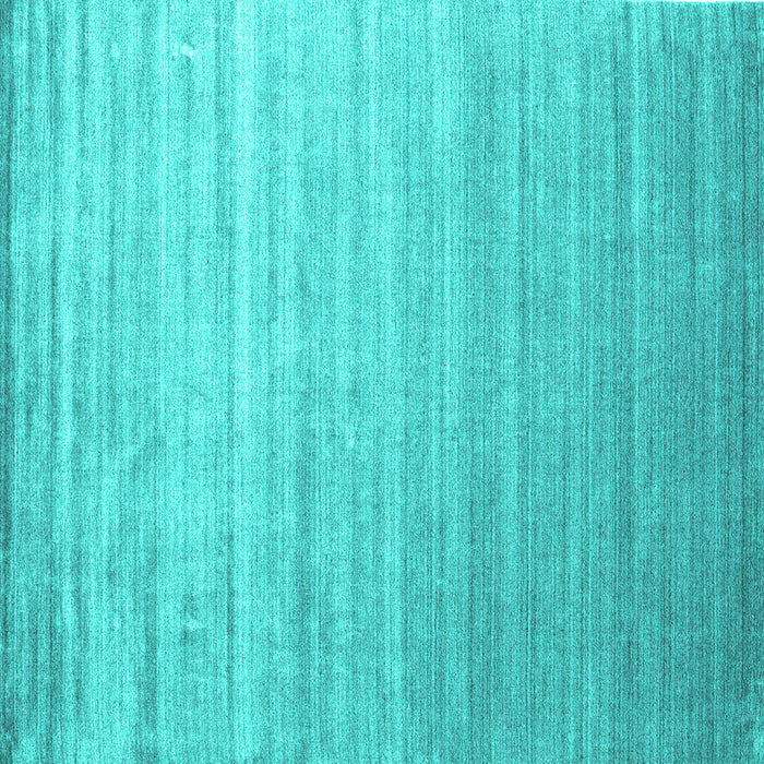 Square Abstract Turquoise Contemporary Rug, con989turq