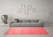 Contemporary Red Washable Rugs