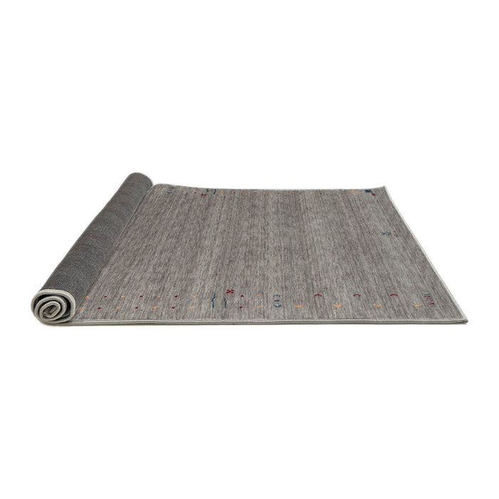 Thickness of Contemporary Army Brown Modern Rug, con990