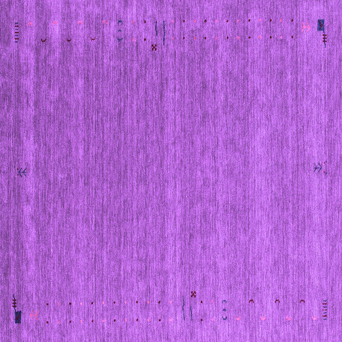 Square Machine Washable Abstract Purple Contemporary Area Rugs, wshcon990pur