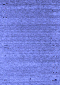 Abstract Blue Contemporary Rug, con990blu