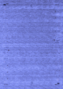 Abstract Blue Contemporary Rug, con990blu