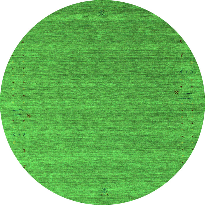 Machine Washable Abstract Green Contemporary Area Rugs, wshcon990grn