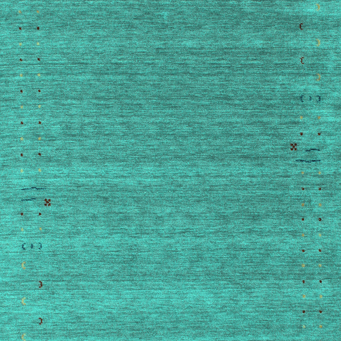 Machine Washable Abstract Turquoise Contemporary Area Rugs, wshcon990turq