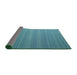 Thickness of Contemporary Light Sea Green Modern Rug, con991