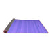 Sideview of Abstract Purple Contemporary Rug, con991pur