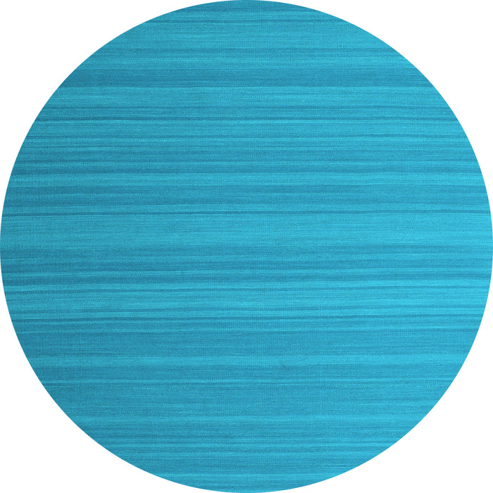 Round Machine Washable Abstract Light Blue Contemporary Rug, wshcon991lblu