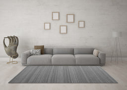 Machine Washable Abstract Gray Contemporary Rug in a Living Room,, wshcon991gry