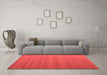 Contemporary Red Washable Rugs