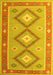 Oriental Yellow Traditional Rug, con992yw