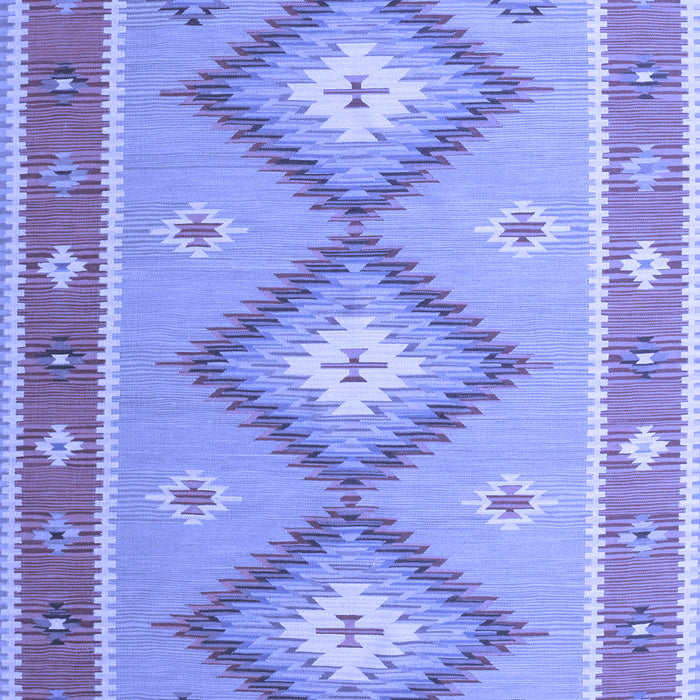 Machine Washable Oriental Blue Traditional Rug, wshcon992blu